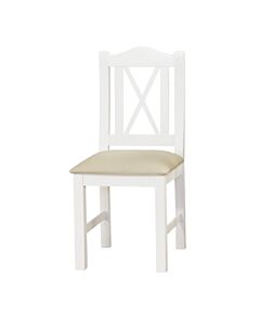 Silla Cruz Blanca/Manteca